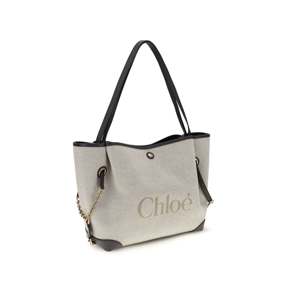 Gray Cotton Shoulder Bag - 2
