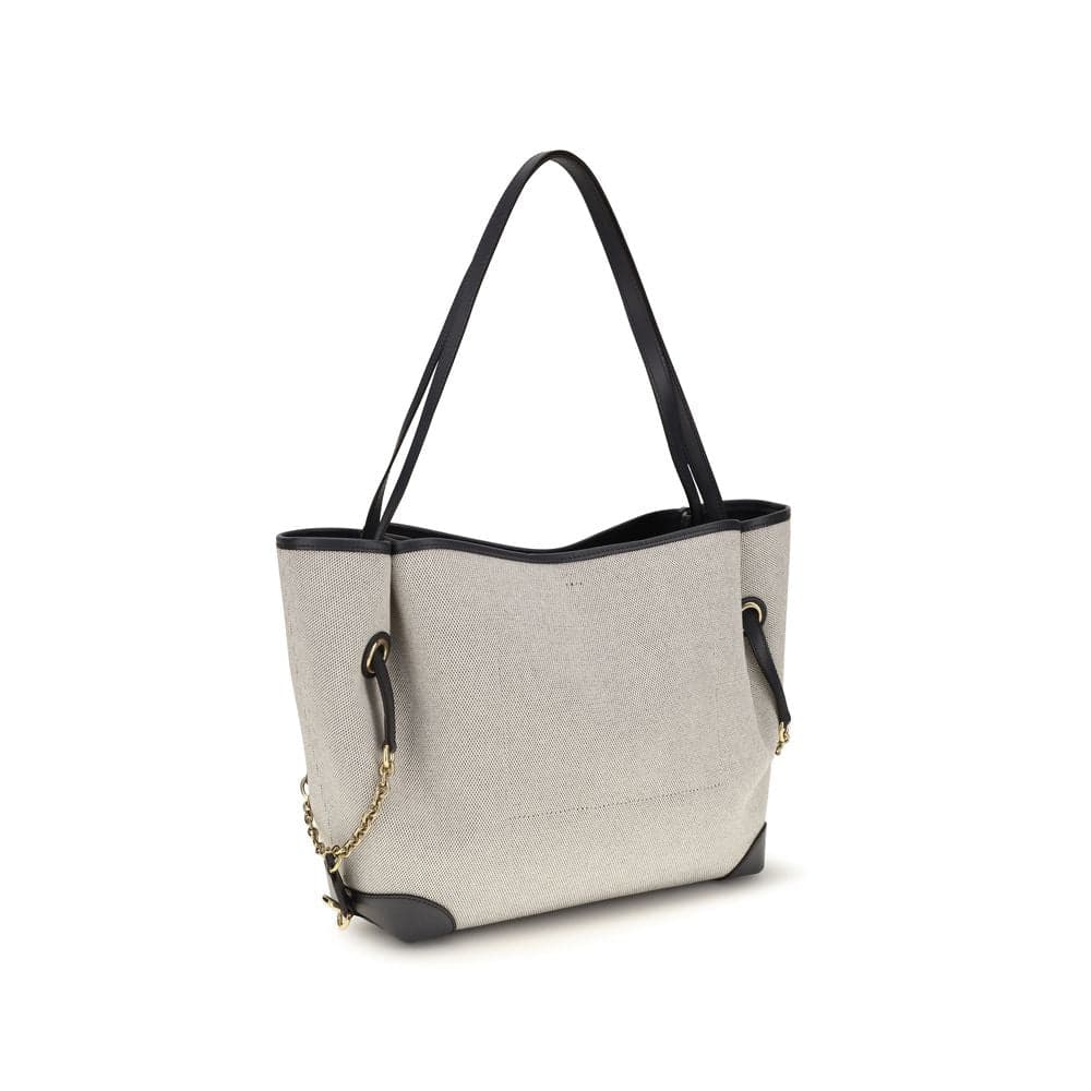 Gray Cotton Shoulder Bag - 3