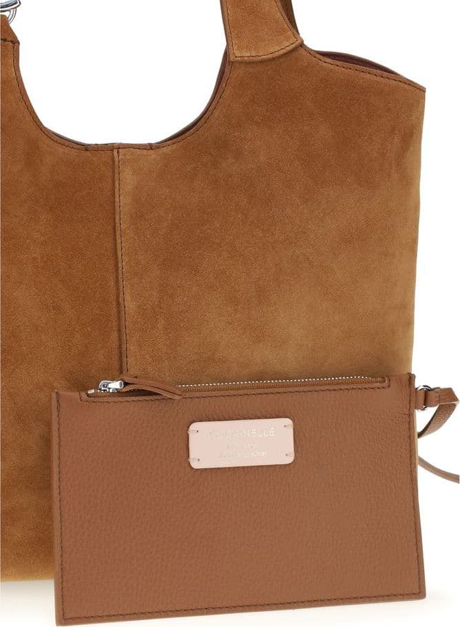 Brown Calf Leather Bos Taurus Shoulder Bag - 4