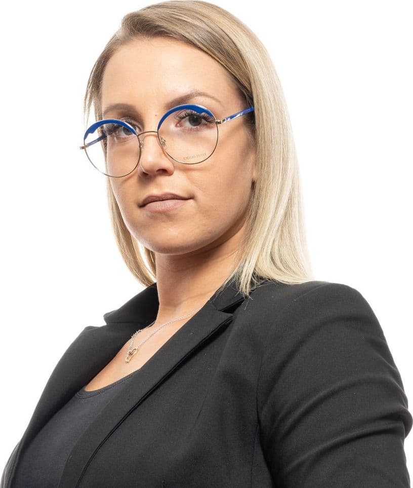 Blue Metal & Plastic Glasses (Frames) - 4