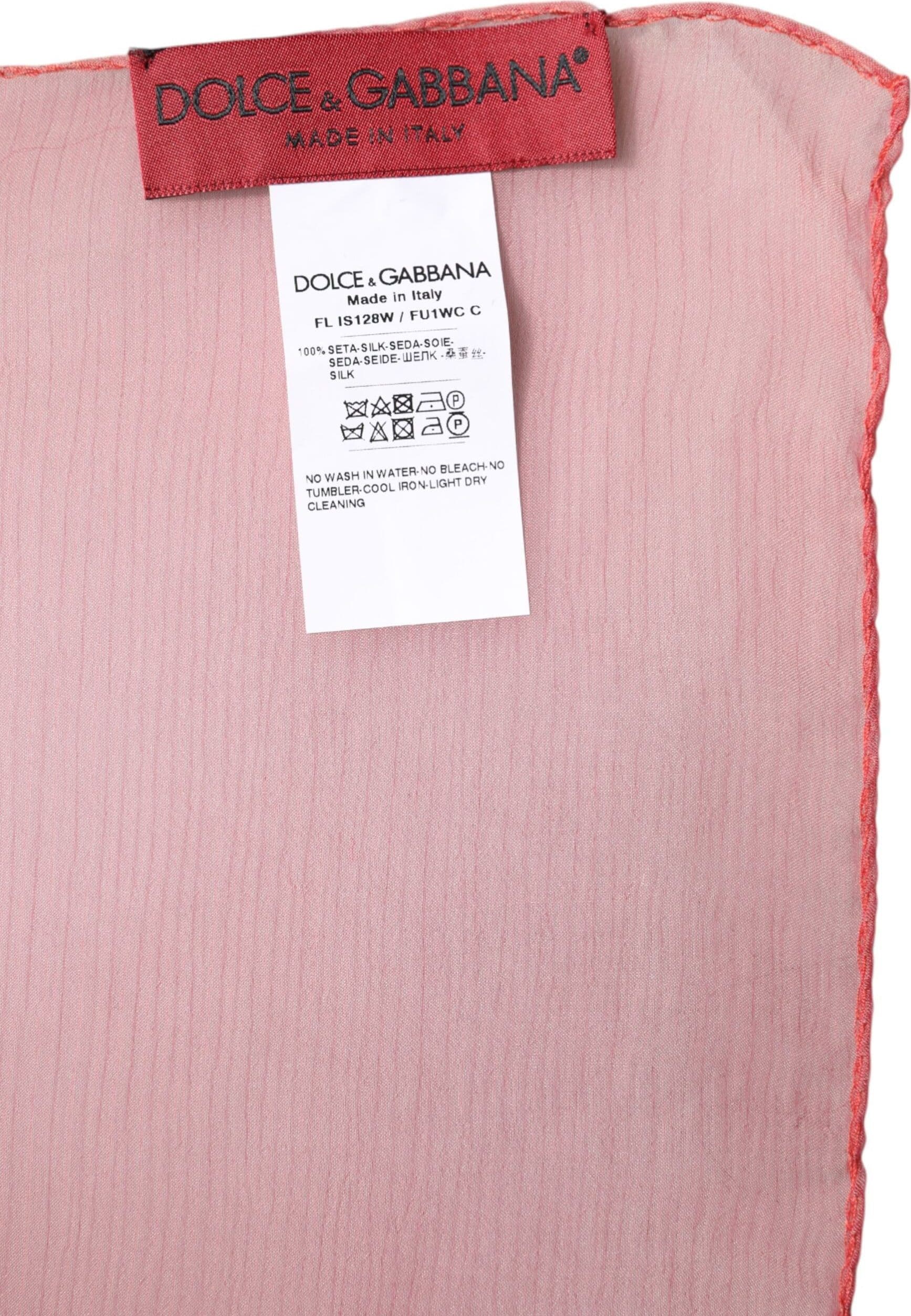 Pink Silk Rectangle Women Wrap Shawl Scarf - 6