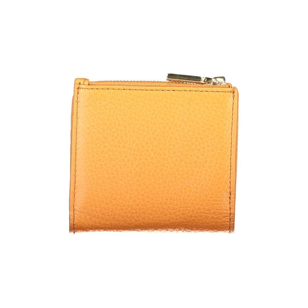 Arancione Pelle Womens Wallet - 2