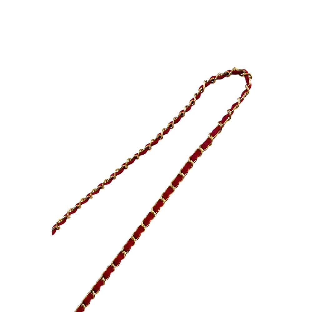 Red Leather Women Crossbody Bag - 7