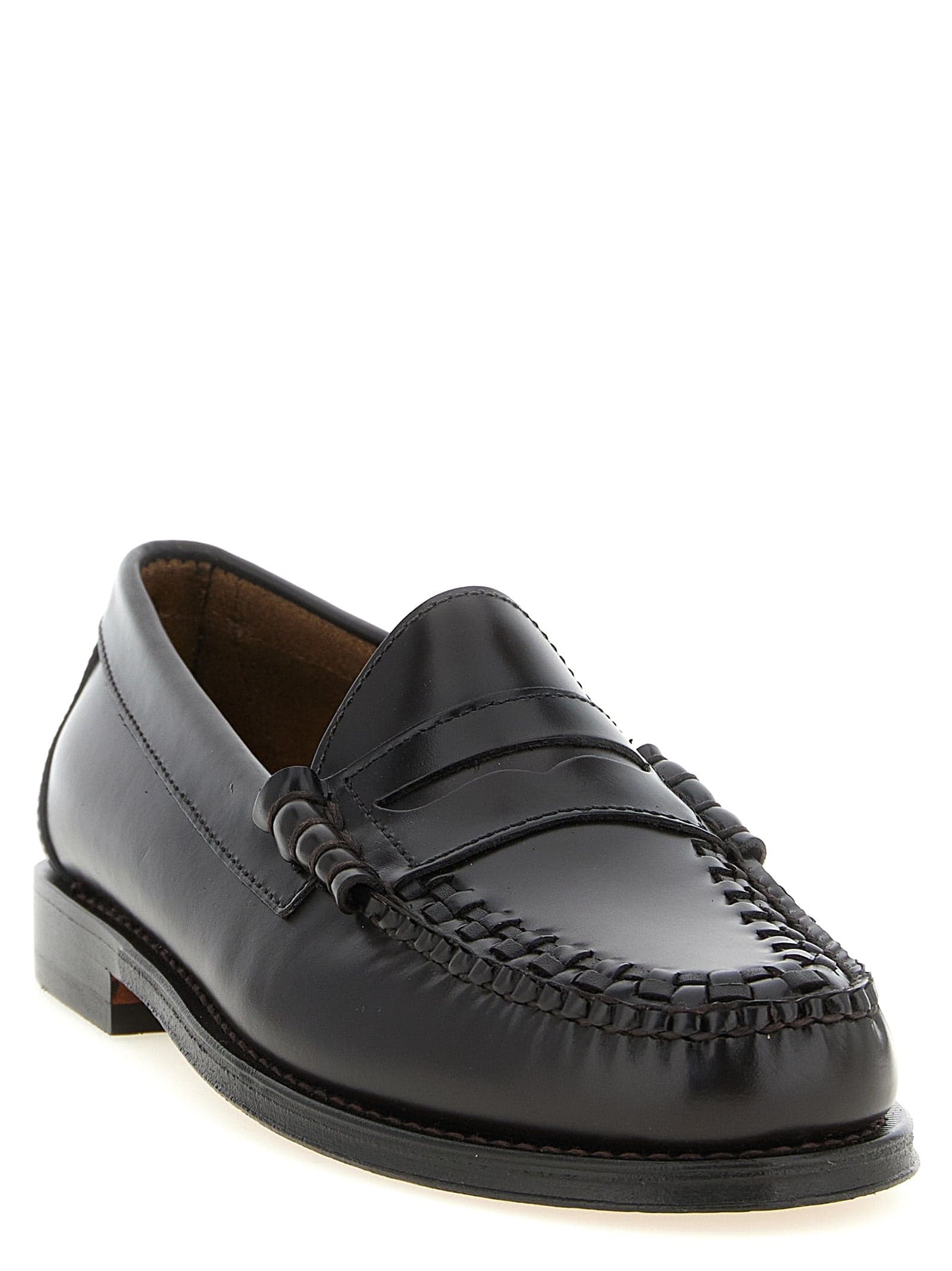 Brown Cowhide Slip-On Loafers - 2