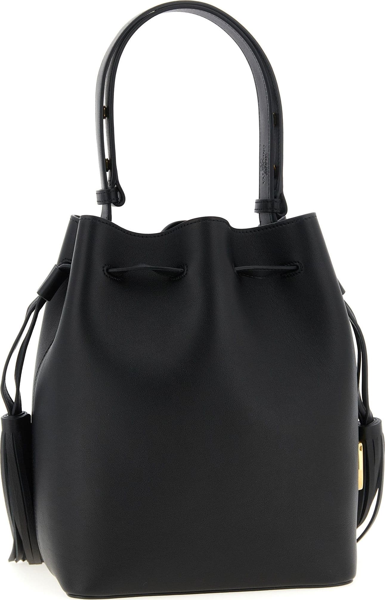 Black Calfskin Shoulder Bag - 2