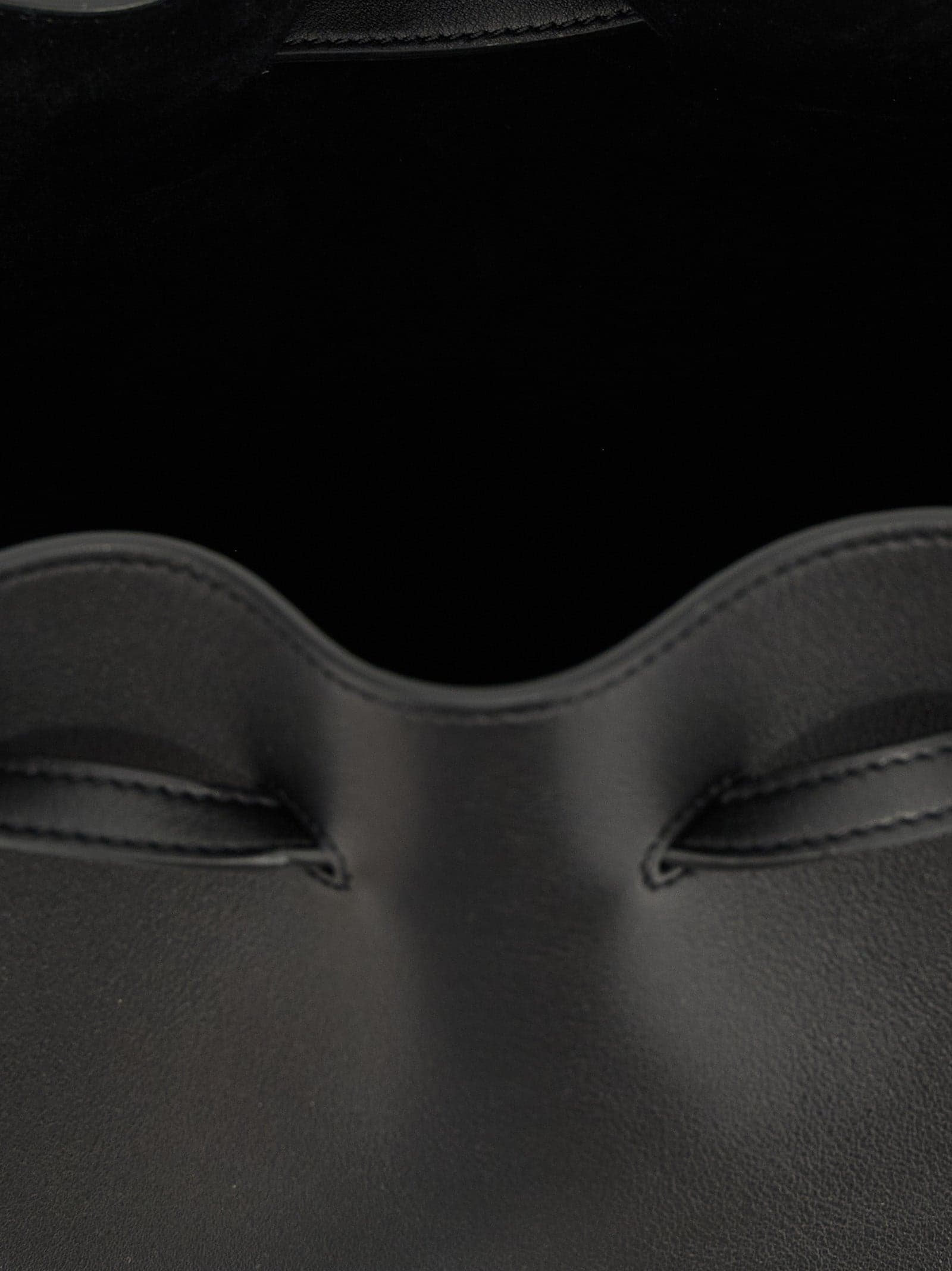Black Calfskin Shoulder Bag - 4