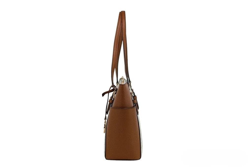 Michael Kors Michael Kors Women Leather Shoulder Tote Bag Purse Handbag+Double Zipper Wallet - 2