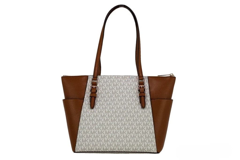 Michael Kors Michael Kors Women Leather Shoulder Tote Bag Purse Handbag+Double Zipper Wallet - 3
