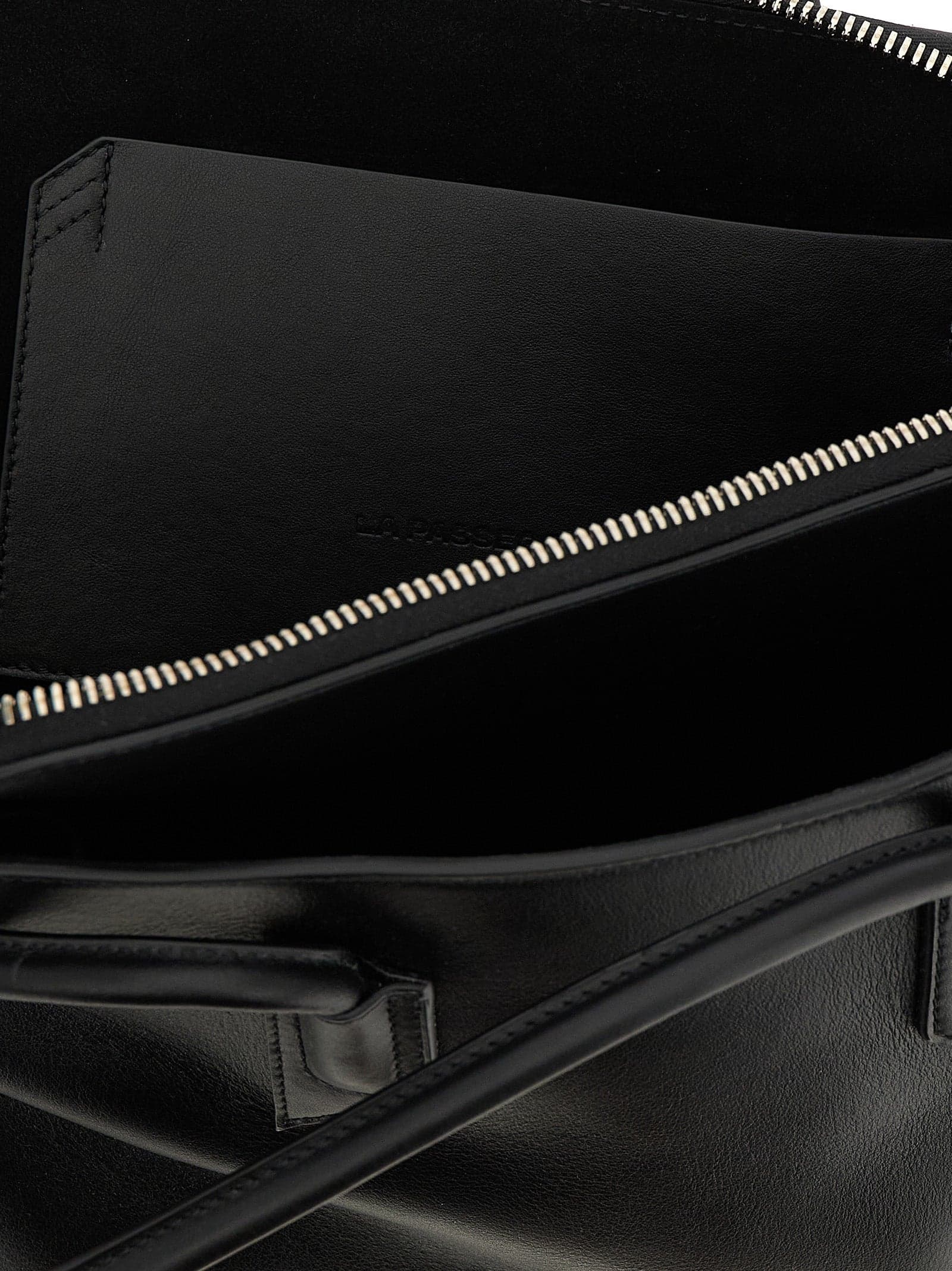 Black Calfskin Shoulder Bag - 4