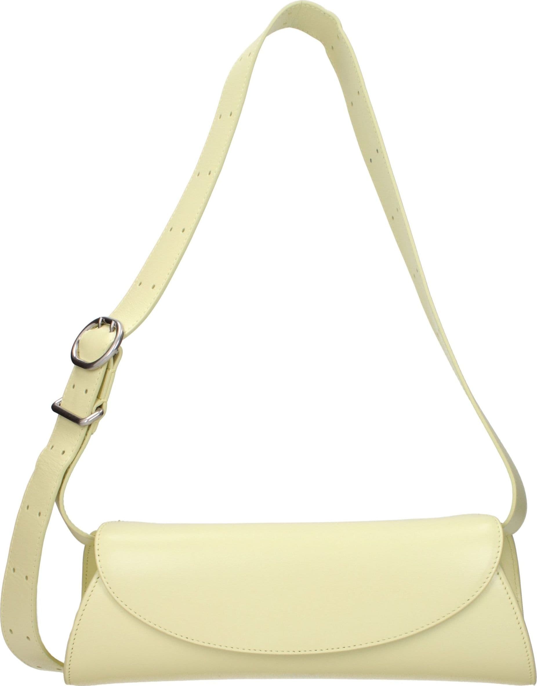 Yellow Leather Crossbody Bag