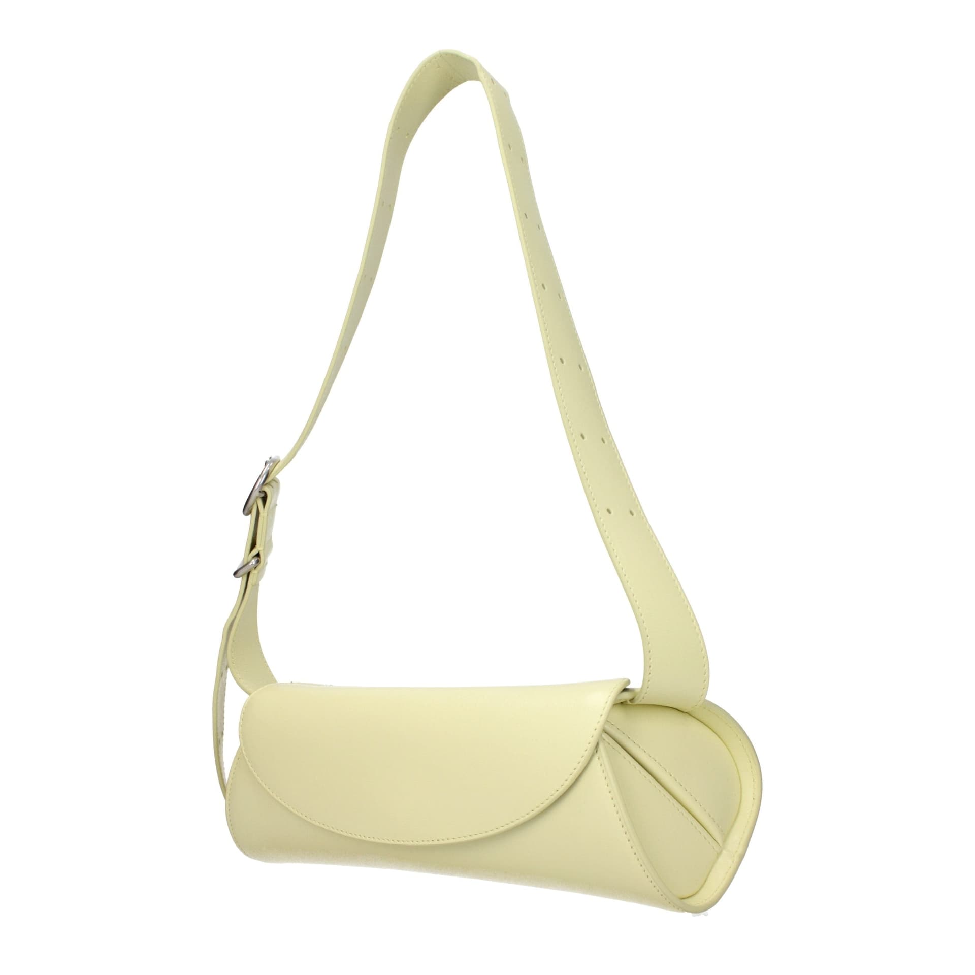 Yellow Leather Crossbody Bag - 2
