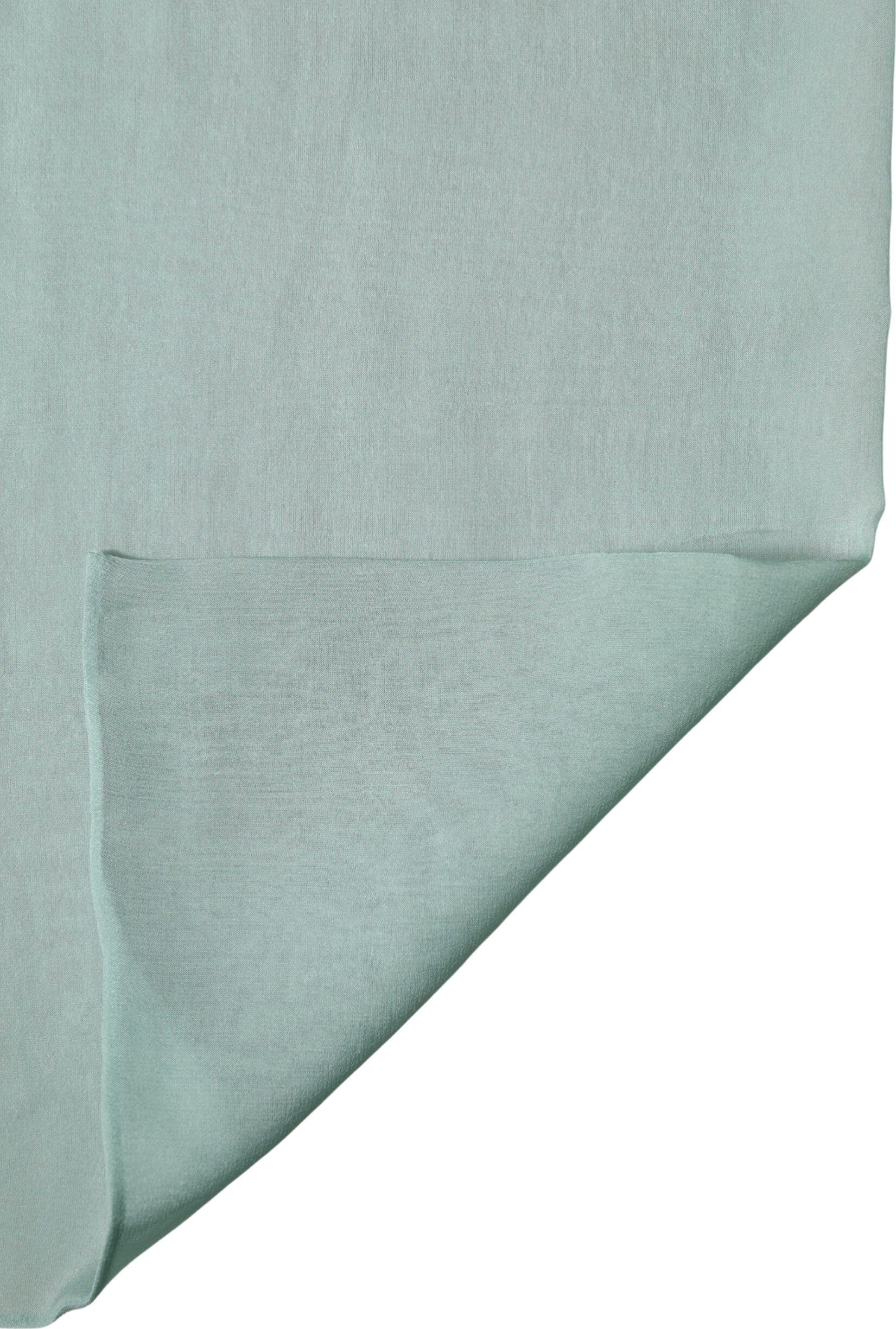 Teal Silk Sash Wrap Foulard Stole 292cm x 19cm Scarf - 3