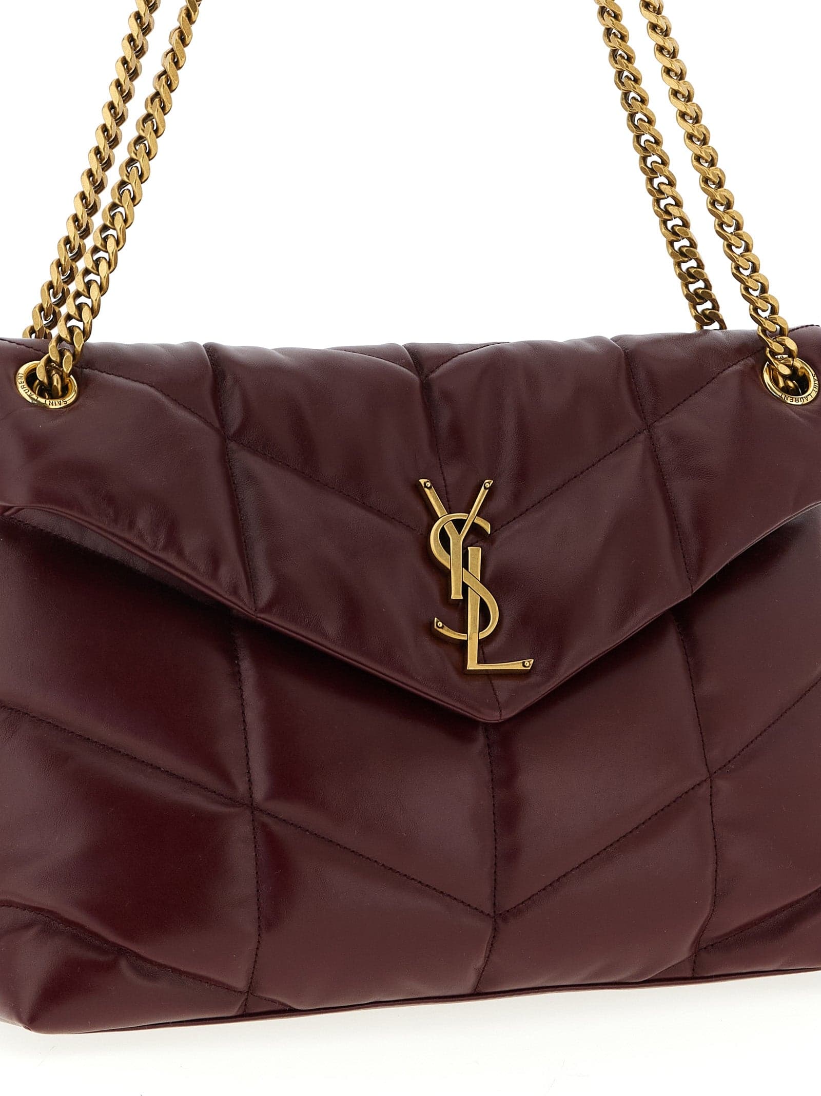 Bordeaux Calfskin Shoulder Bag - 3