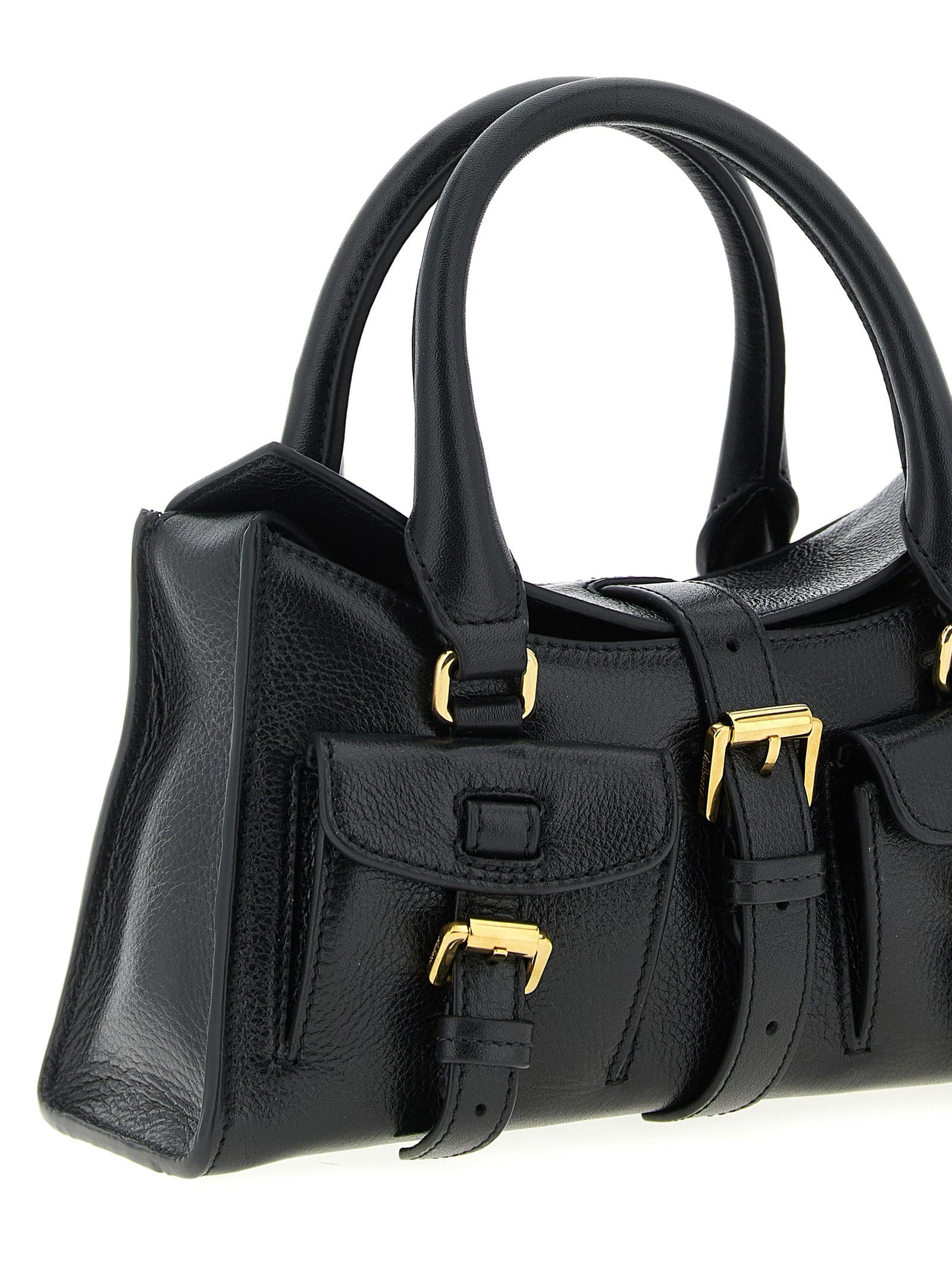 Black Calfskin Handbag - 3