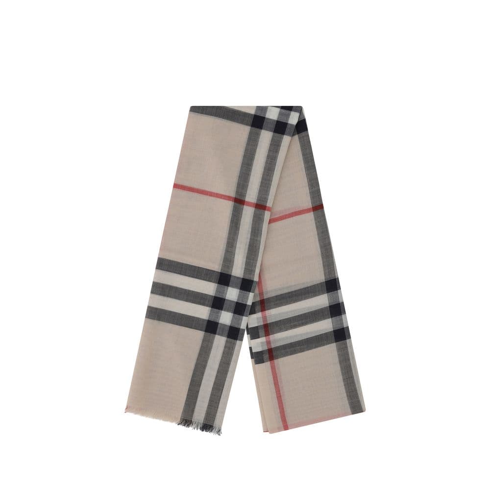Beige Silk Foulard - 2