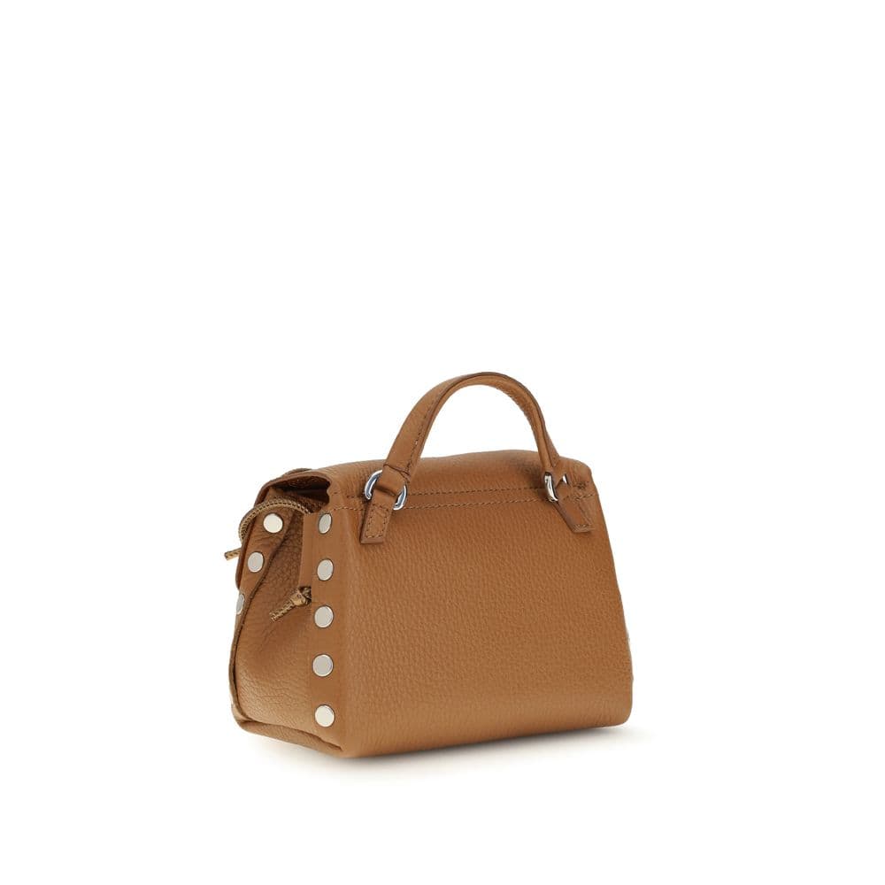 Beige Calf Leather Bos Taurus Shoulder Bag - 3
