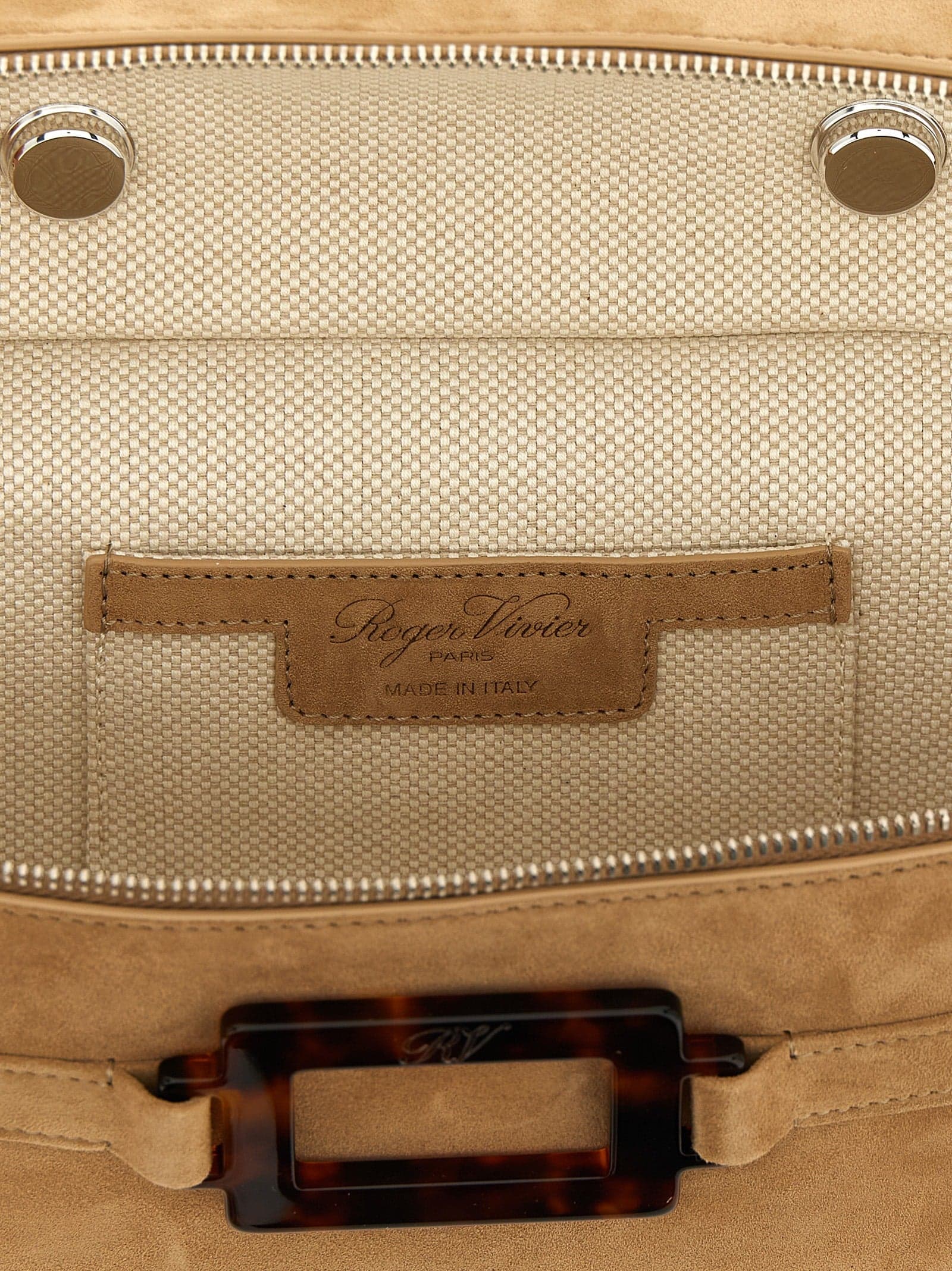 Beige Goatskin Handbag - 4