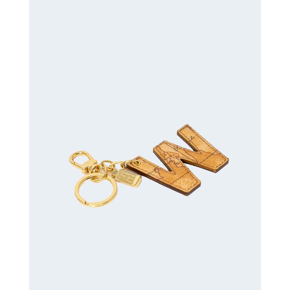 Beige Leather Keychain - 2