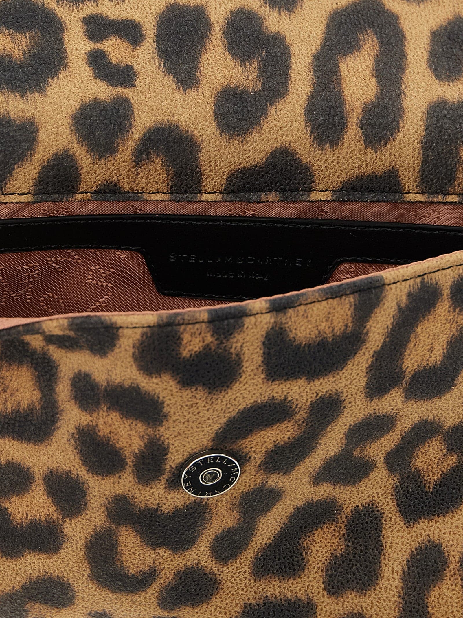 Brown Polyester Clutch Bag - 4