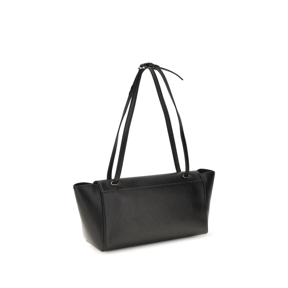 Black Calf Leather Bos Taurus Shoulder Bag - 3
