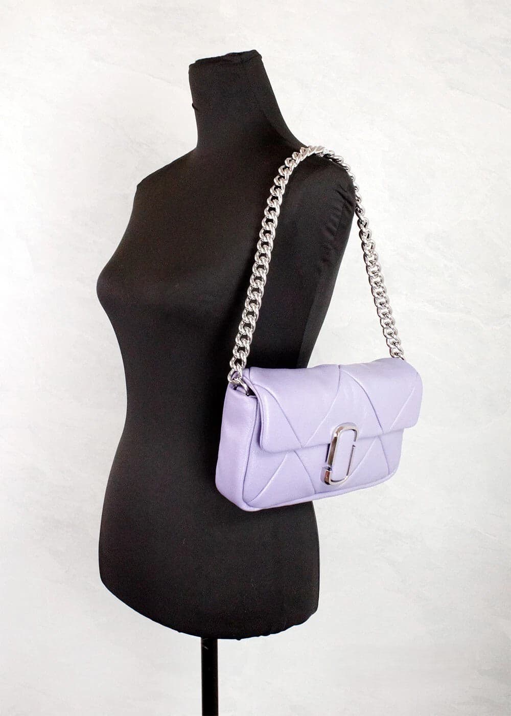 Marc Jacobs The J Marc Daybreak Diamond Quilted Leather Shoulder Crossbody Bag - 2