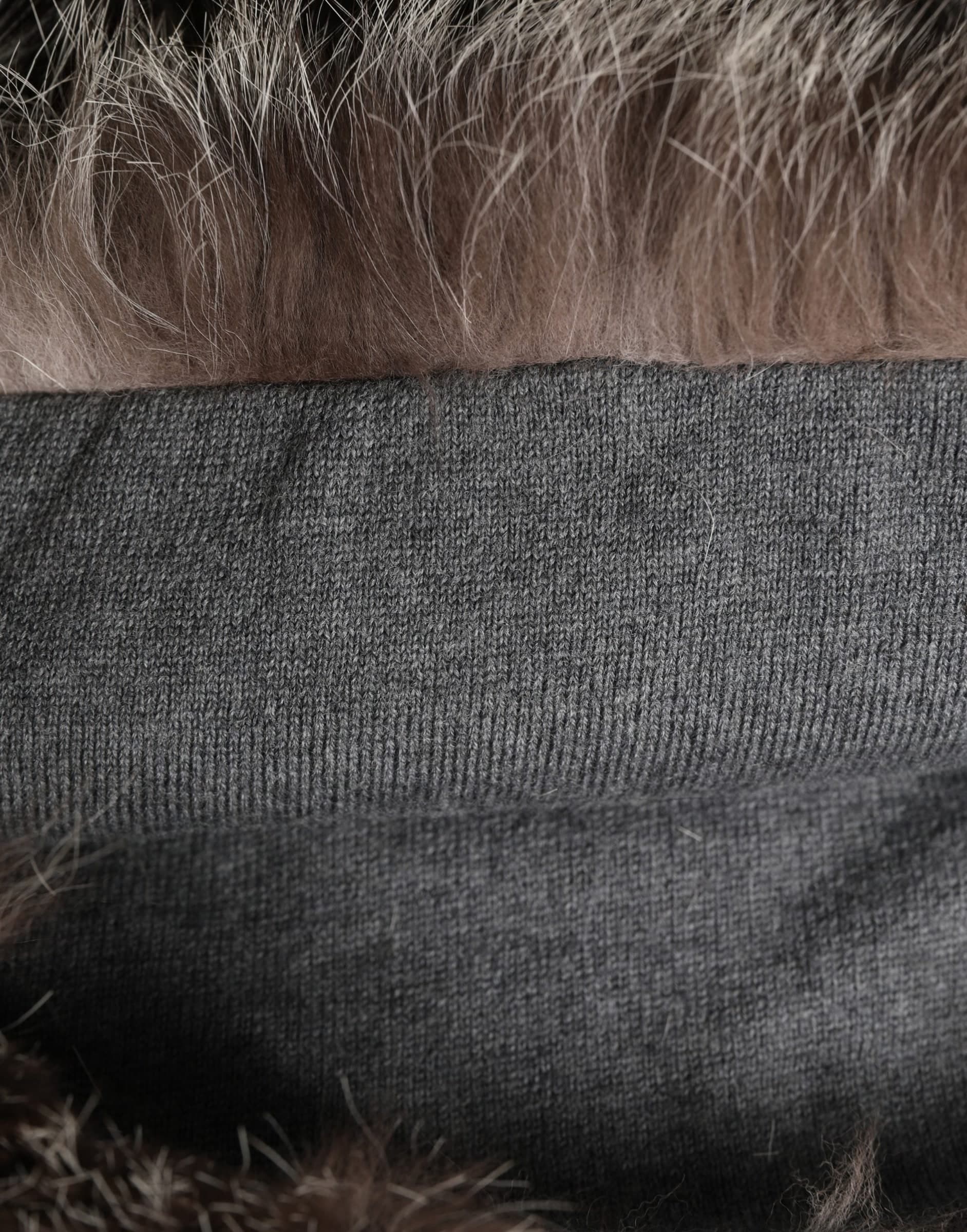 Brown Faux Fur Whole Head Wrap Capello Hat - 5