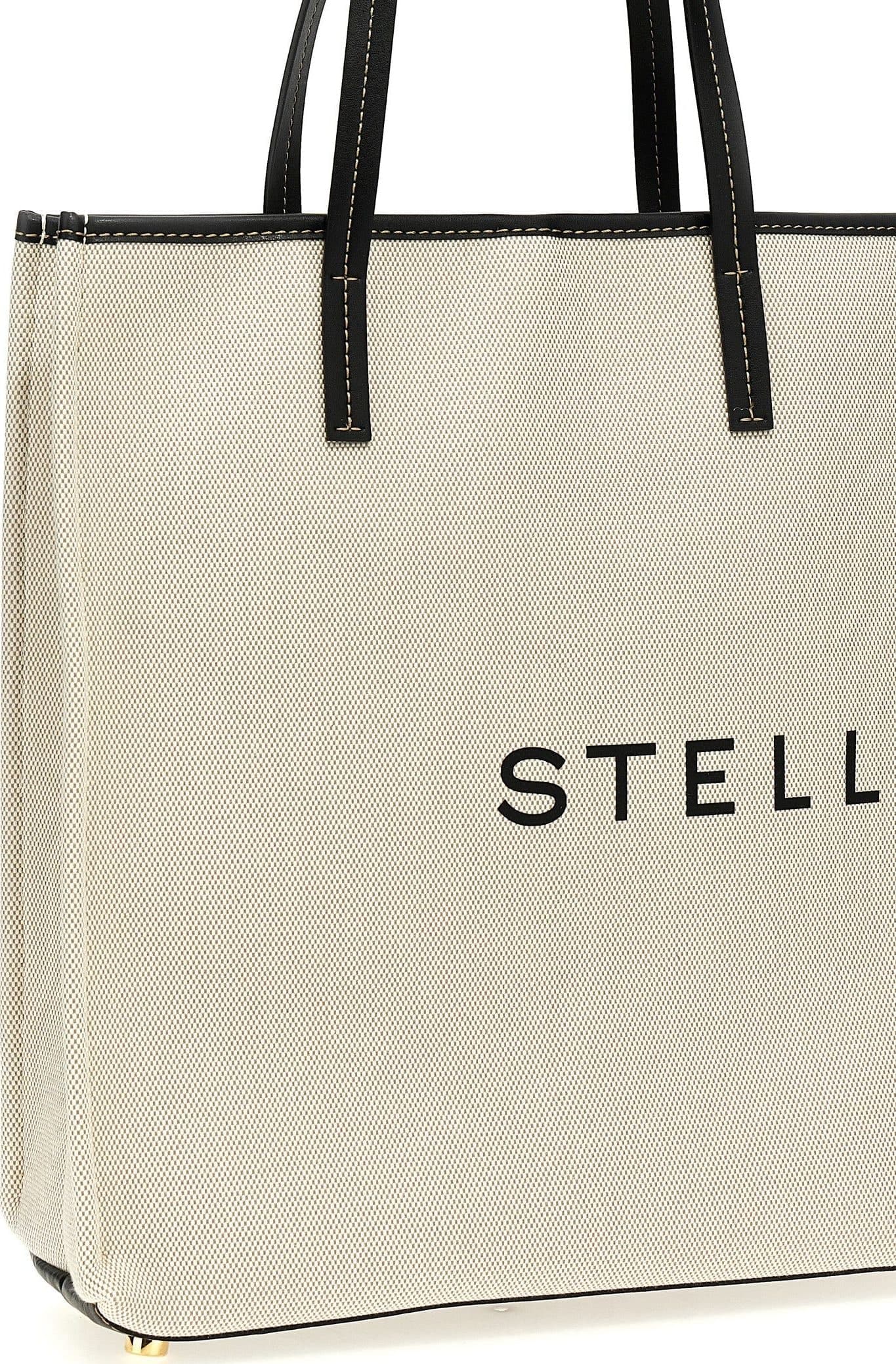 Beige Cotton Tote Bag - 3
