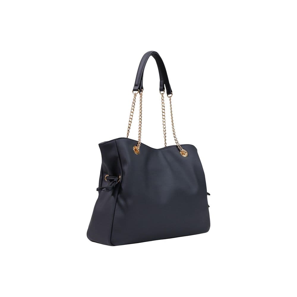 Black Polyester Handbag - 3