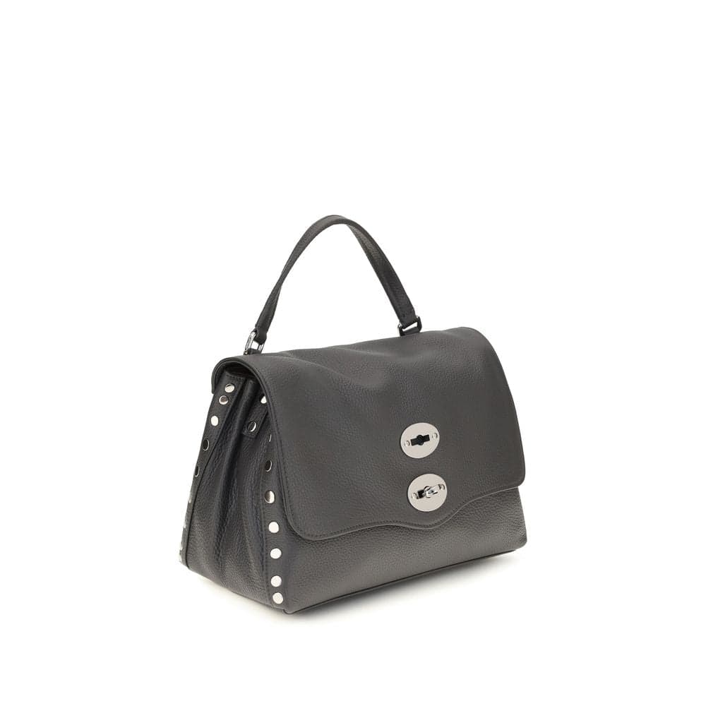 Gray Calf Leather Bos Taurus Handbag - 2