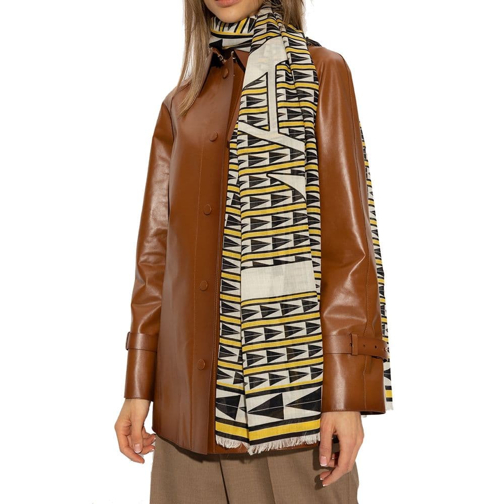 Bicolor Wool Foulard - 2