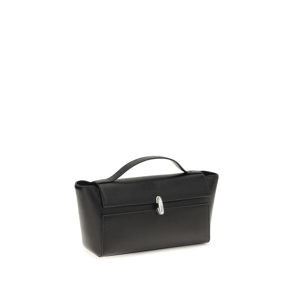 Black Calf Leather Bos Taurus Clutch Bag - 2