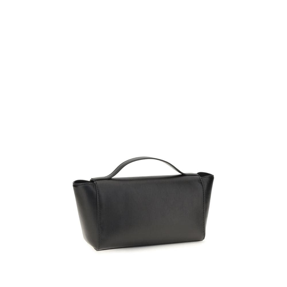 Black Calf Leather Bos Taurus Clutch Bag - 3
