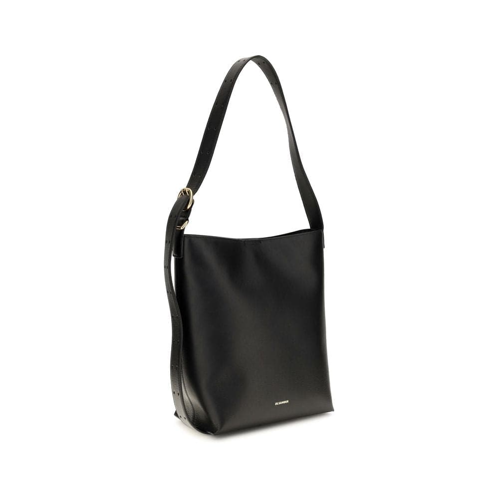 Black Calf Leather Bos Taurus Handbag - 2