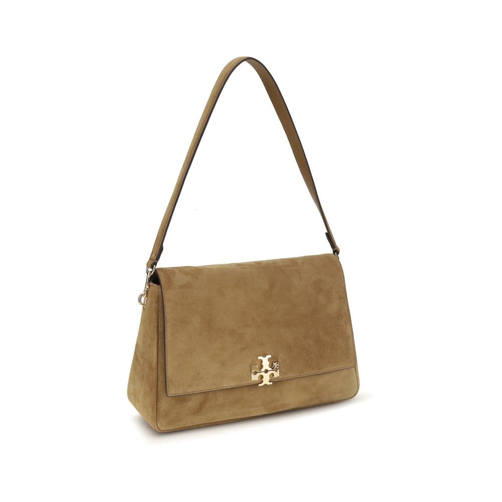 Beige Calf Leather Bos Taurus Shoulder Bag - 2