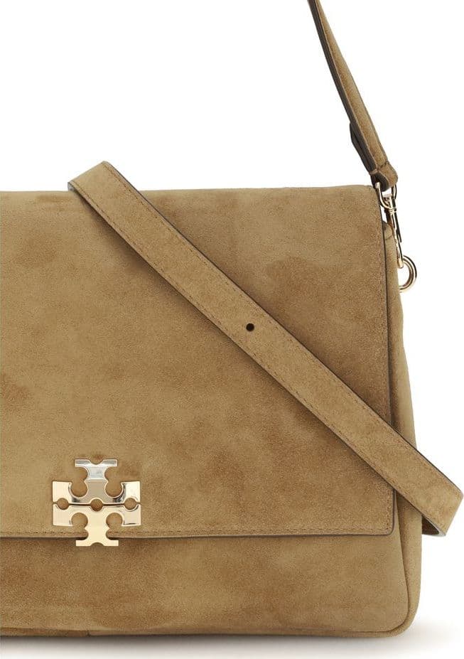 Beige Calf Leather Bos Taurus Shoulder Bag - 4