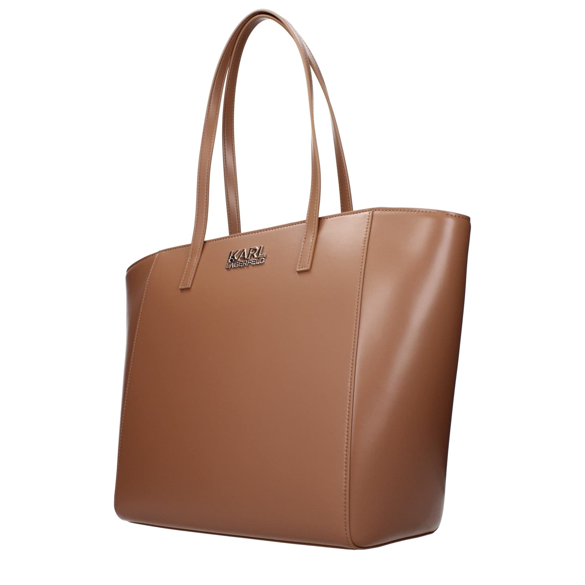 Brown Polyethylene Shoulder Bag - 2