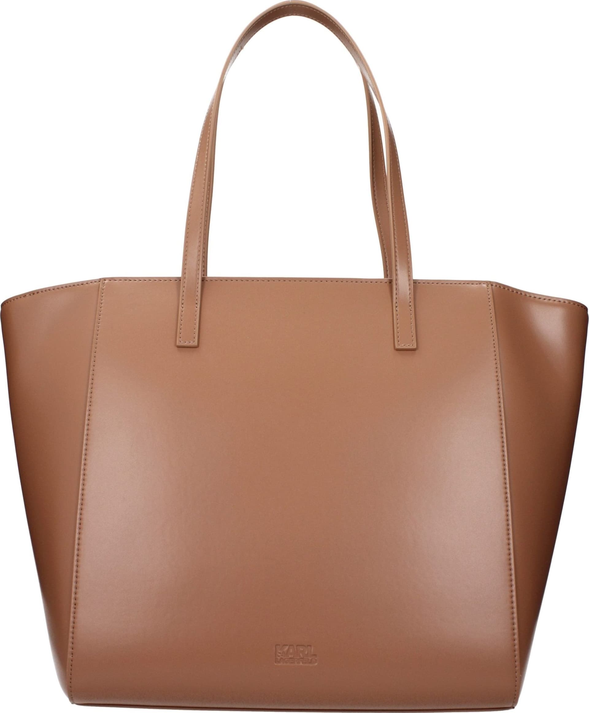 Brown Polyethylene Shoulder Bag - 3