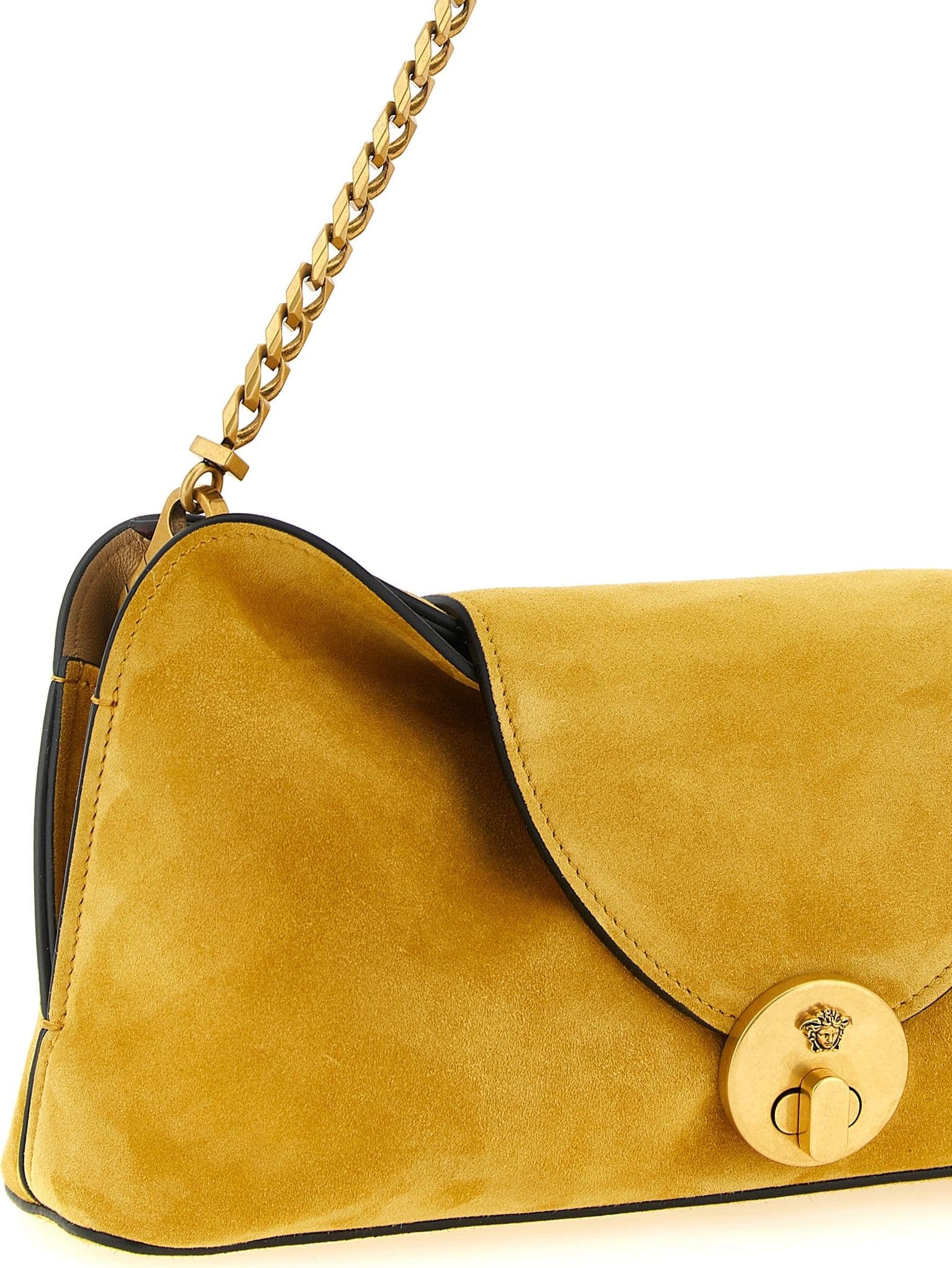 Bicolor Calfskin Clutch Bag - 3