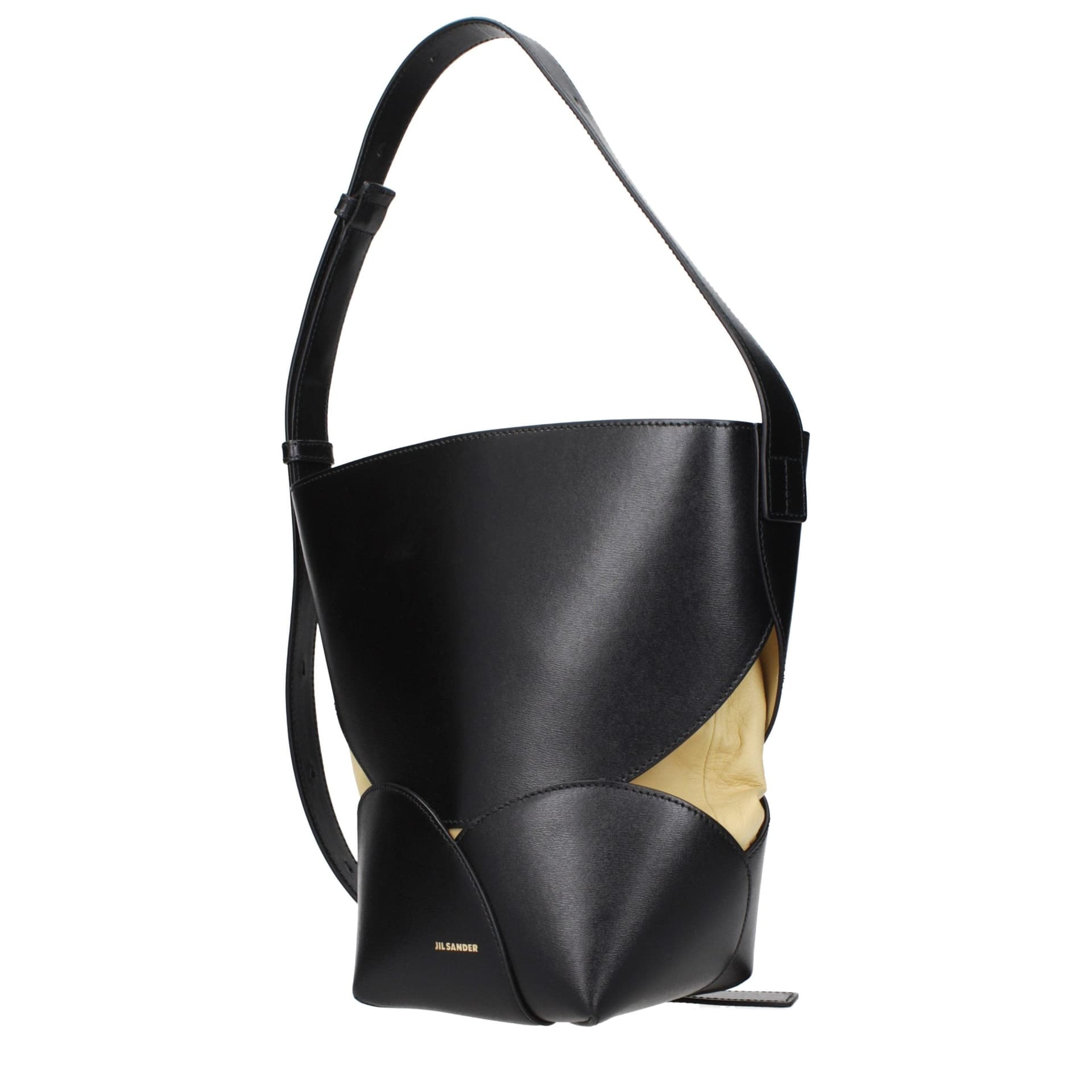 Black Leather Crossbody Bag - 2