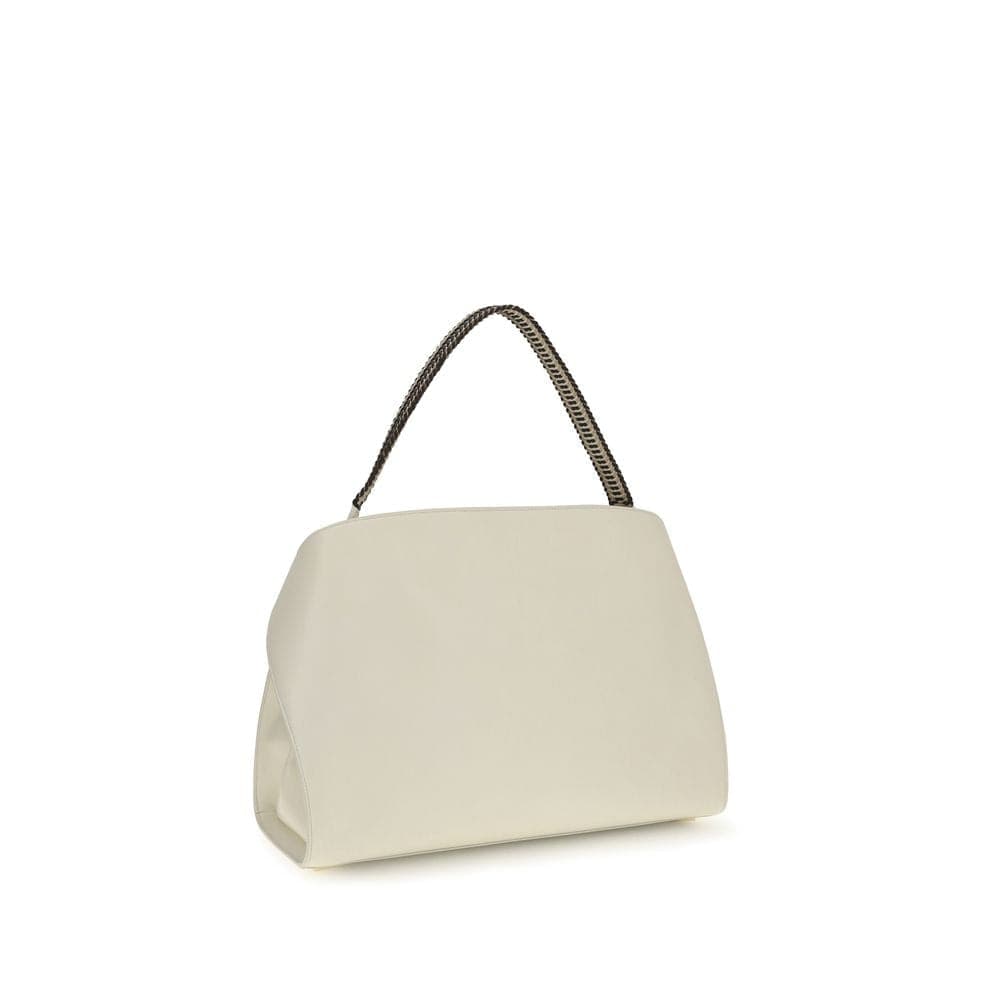 Beige Calf Leather Bos Taurus Shoulder Bag - 3