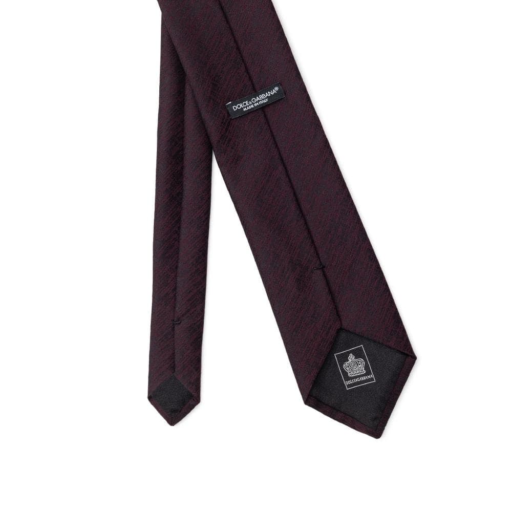 Purple Wool Tie - 2