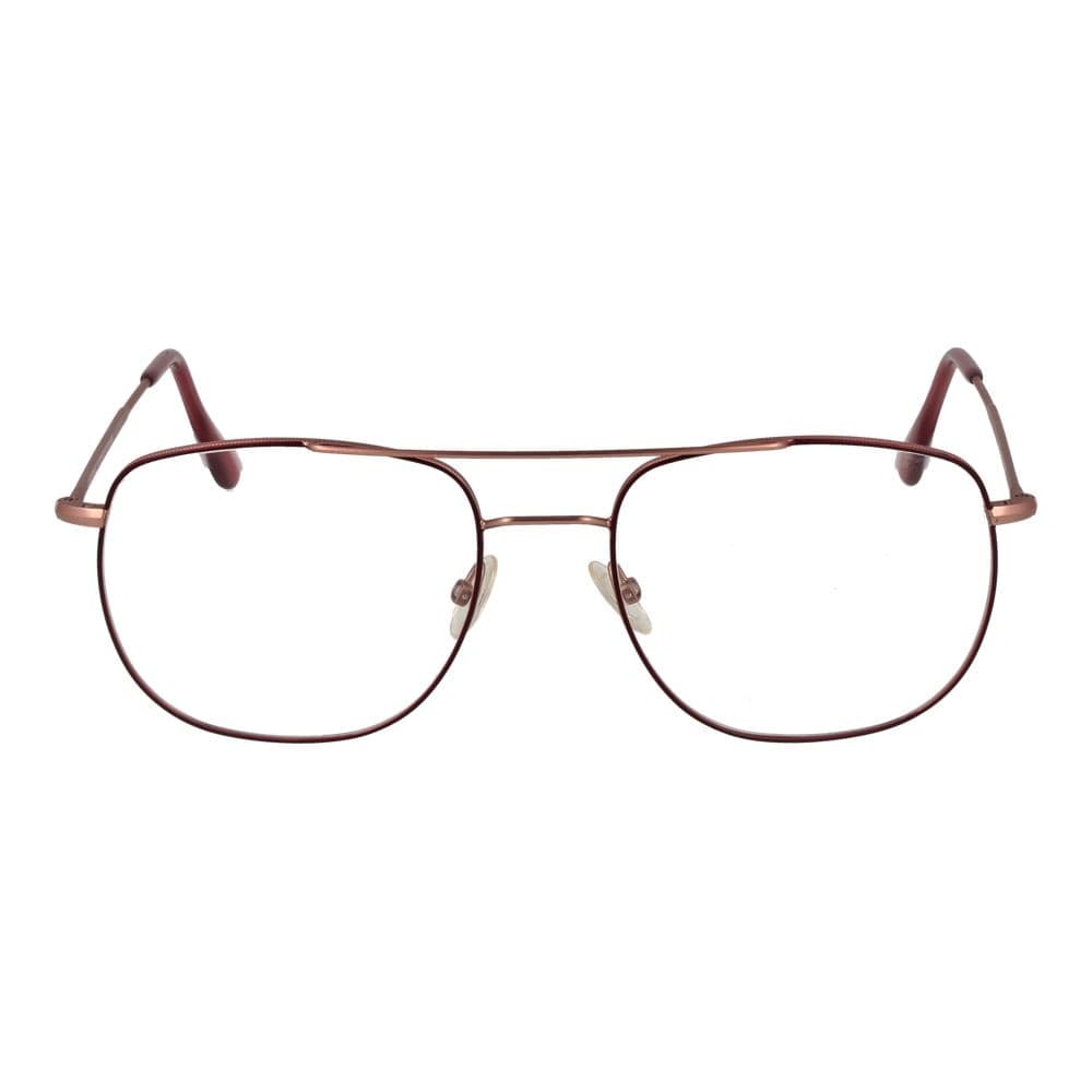 Burgundy Metal Glasses (Frames) - 2