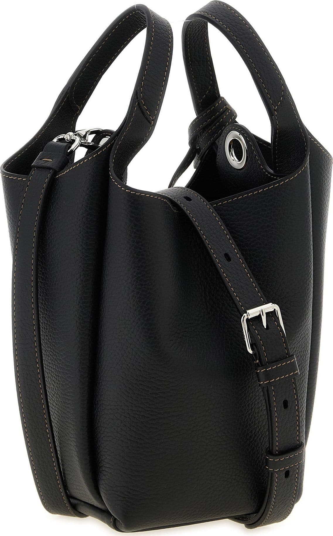 Black Calfskin Handbag - 2
