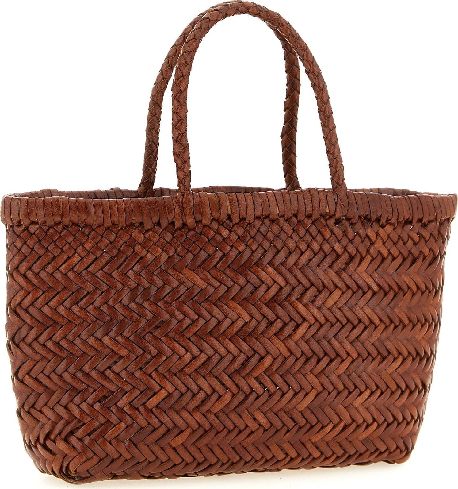 Brown Calfskin Handbag - 2