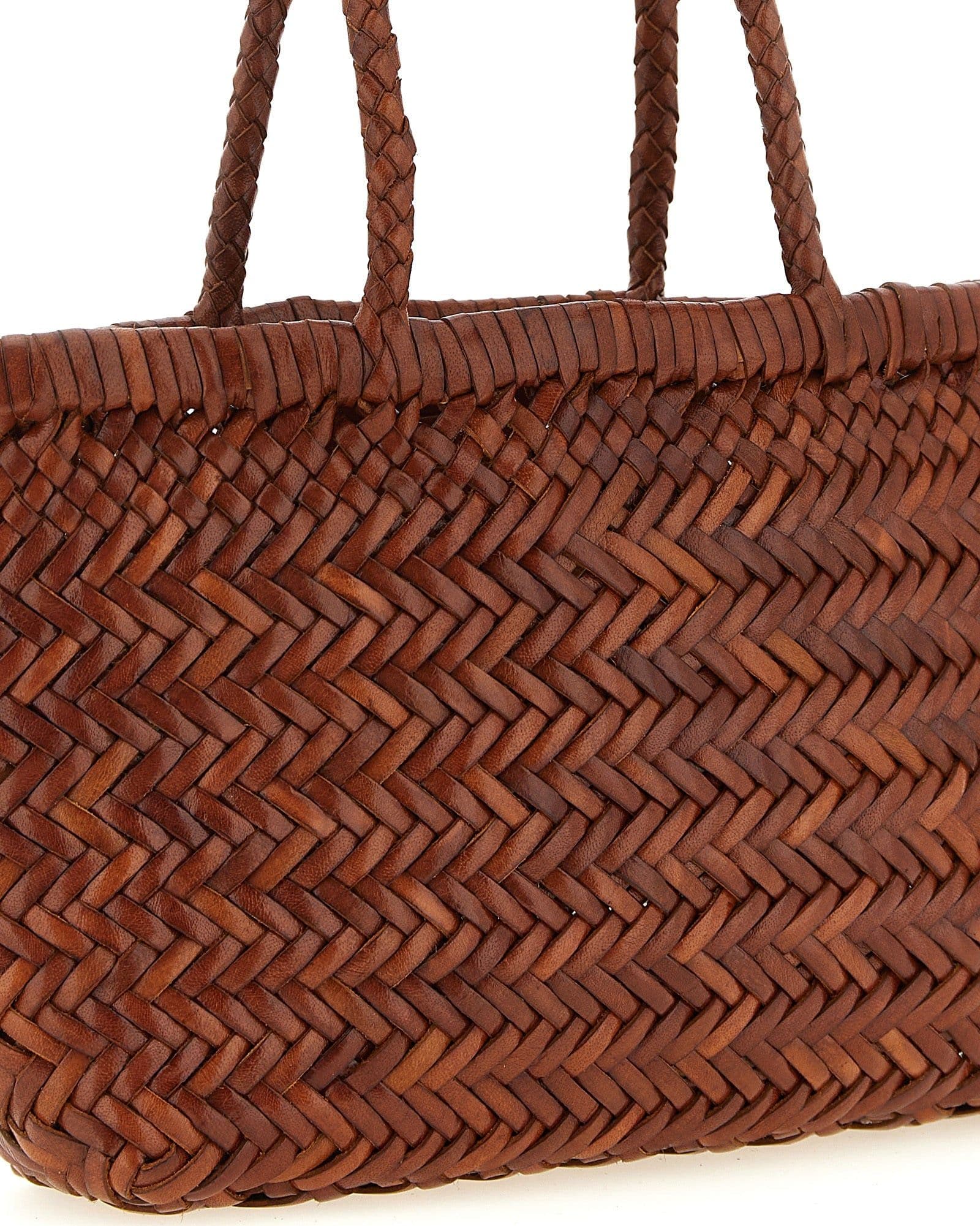 Brown Calfskin Handbag - 3