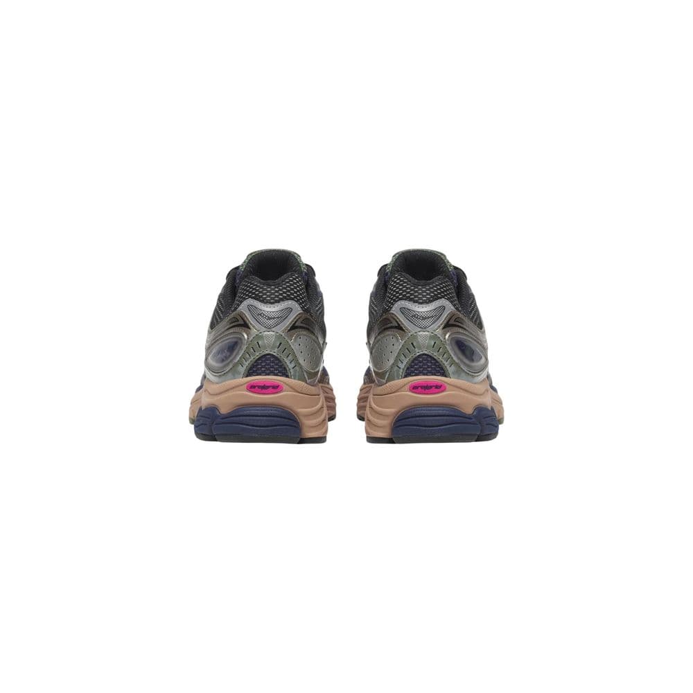 Blue Synthetic Athletic Sneakers - 4