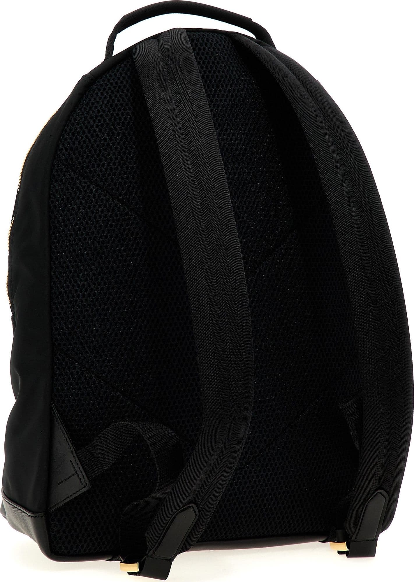 Black Polyester Backpack - 2
