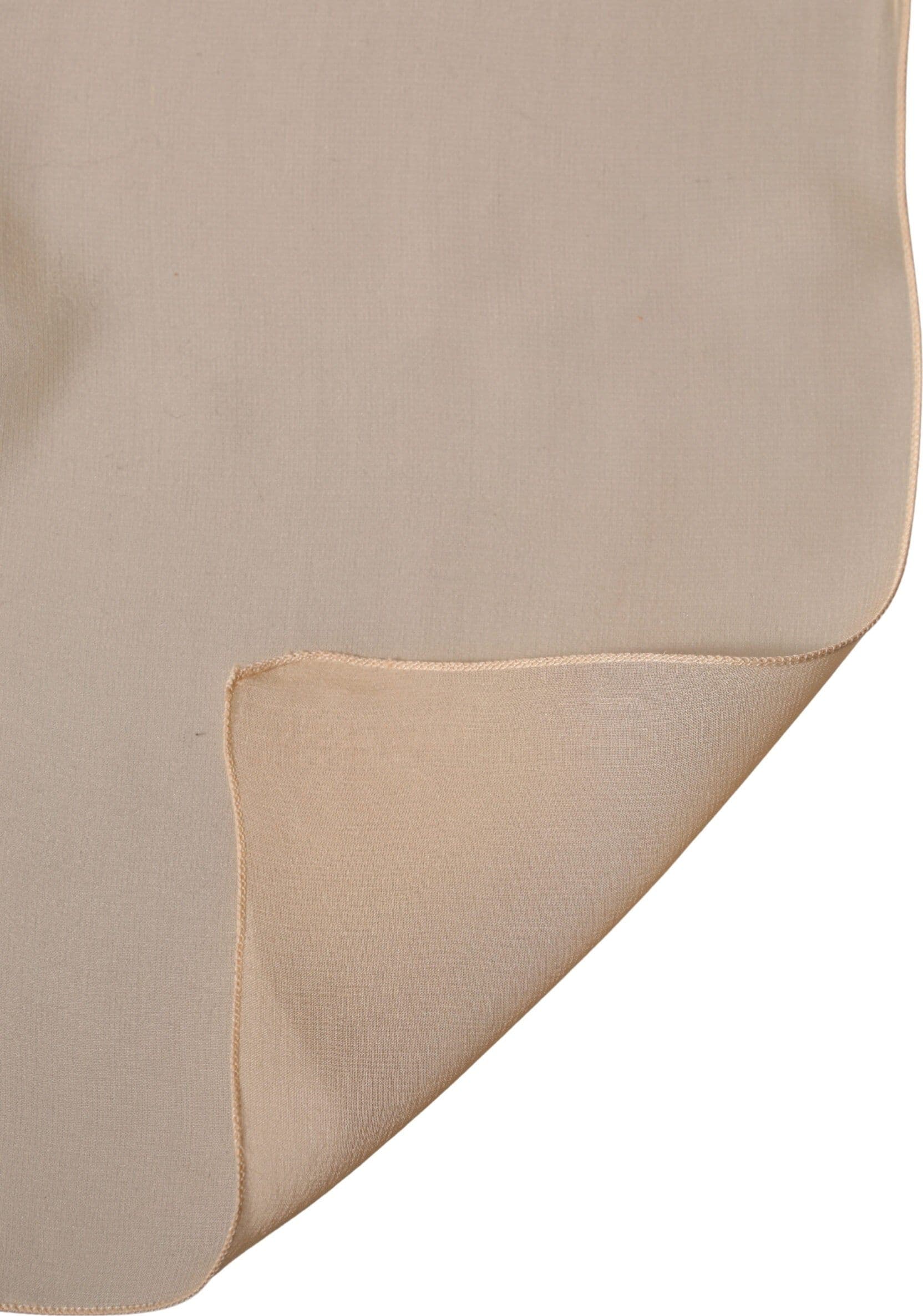 Beige Silk Neck Wrap Shawl Stole 272cm x 120cm Scarf - 3