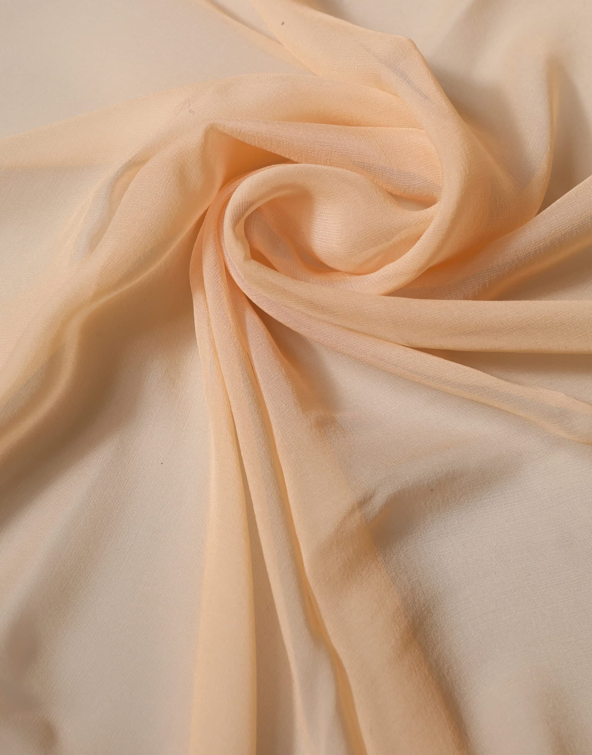 Beige Silk Neck Wrap Shawl Stole 272cm x 120cm Scarf - 4