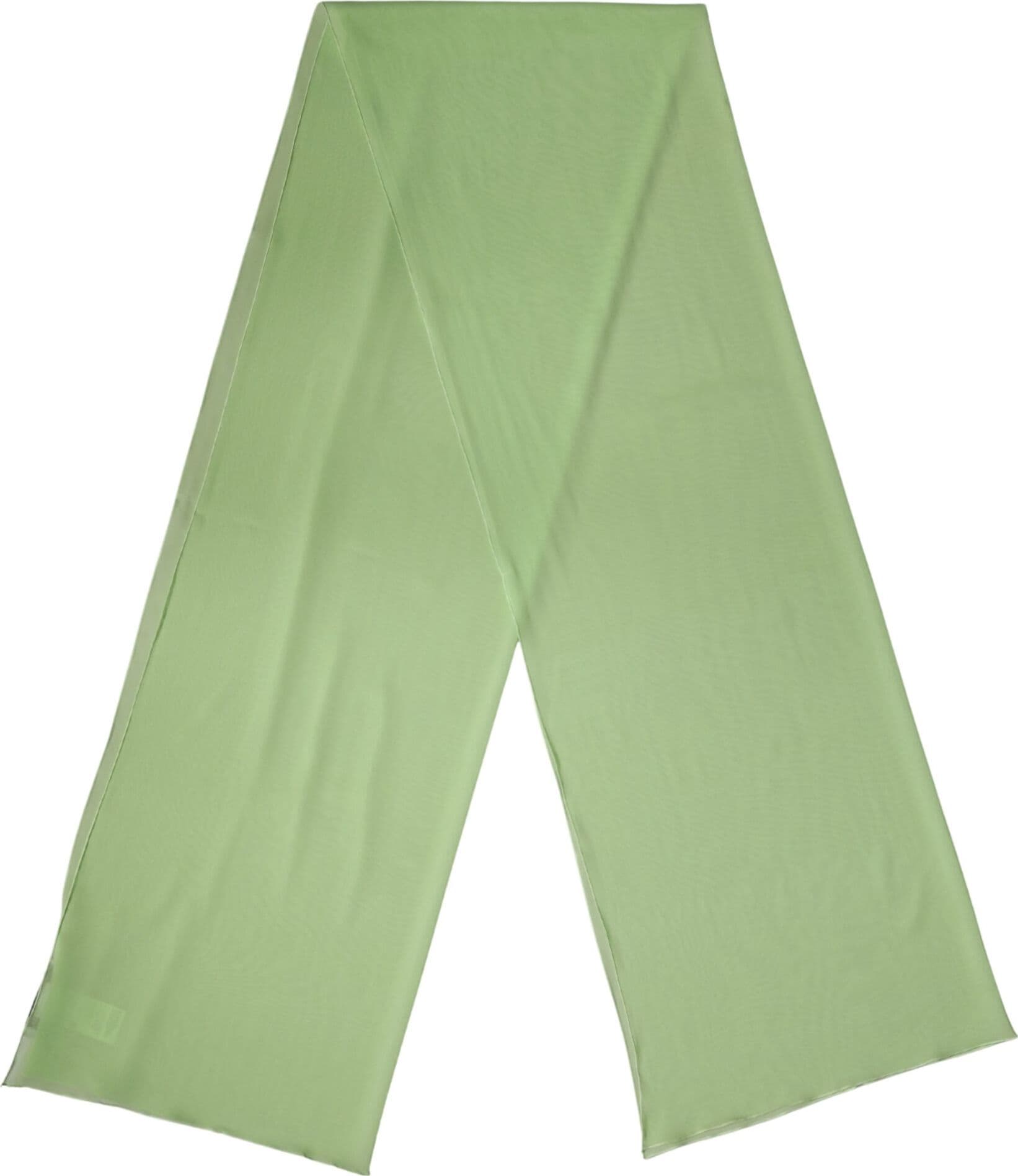 Light Green Silk Neck Wrap Shawl Stole 200cm x 64cm  Scarf